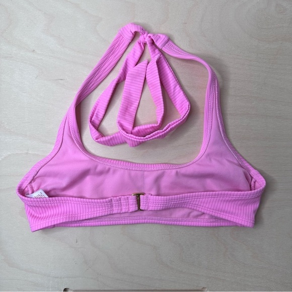 Size Small Xhilaration Ribbed Halter Bralette Bikini Top - Picture 3 of 5